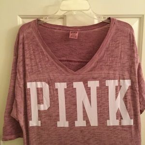 PINK Victoria’s Secret 3/4 Sleeve Shirt
